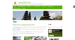 Desktop Screenshot of agungbalitour.com